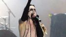 Marylin Manson en una actuacin en Portugal en el 2001