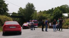 El accidente tuvo lugar en una carretera provincial, justo entre Sarria y Portomarín