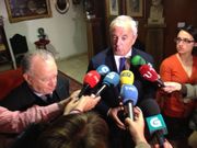 Alonso Montero con Pachi V�zquez en la Academia