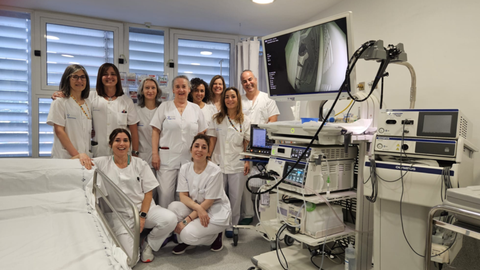 Personal del Hospital de Cabuees, en Gijn