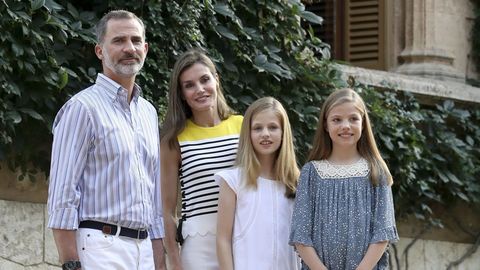 La familia real en el verano del 2017