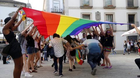 Manifestación del Orgullo Gay LGTB, en Vigo