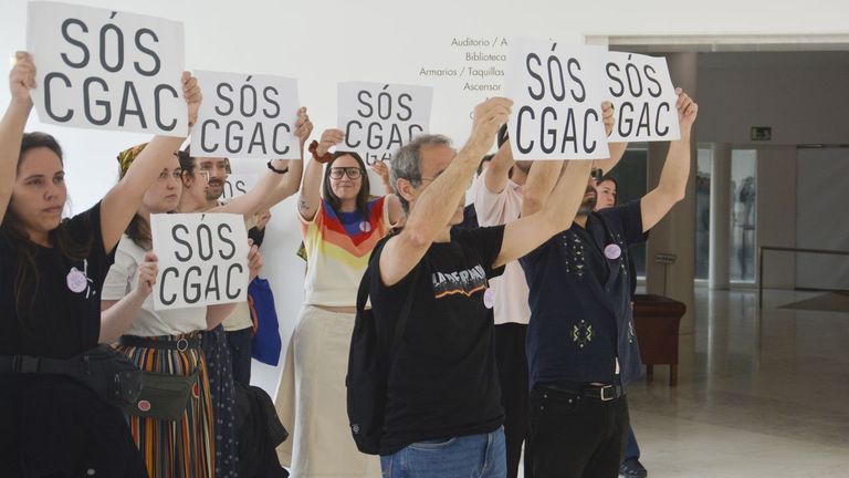 Los directores de arte contemporáneo de España, preocupados por el CGAC