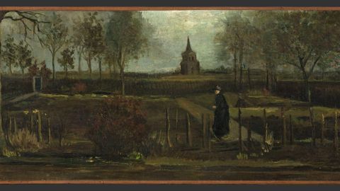 La obra «Jardín de primavera» fue pintada por Vincent Van Gogh en 1885, en Neuen