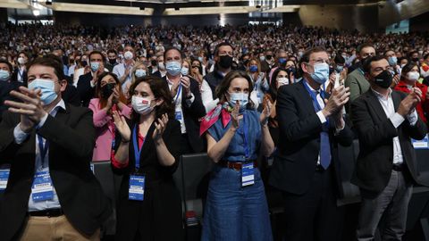 Fernndez Maueco, Daz Ayuso, Cuca Gamarra, Rajoy y Moreno Bonilla