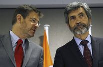 Rafael Catal y Carlos Lesmes, presidente del Consejo del Poder Judicial. 
