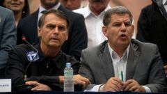 Bolsonaro nombr a Bebianno (derecha) como ministro de la Secretara General de Presidencia