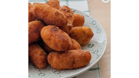 Croquetas de la sidrera Mu en Gijn