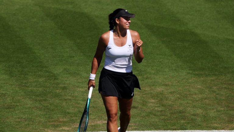 Jéssica Bouzas firma un ilusionante comienzo en Wimbledon