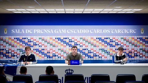 De izquierda a derecha: Samu Rodr�guez, David Fern�ndez y Pablo S�enz