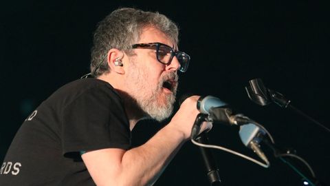 Iván Ferreiro, durante la presentación de su disco «Trinchera Pop»