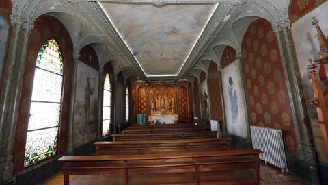 Otra imagen de la capilla del palacio episcopal