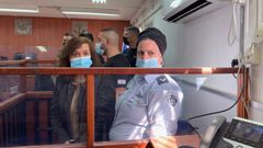 La trabajadora humanitaria espaola Juana Ruiz en el tribunal militar israel de la prisin de Ofer, en la Cisjordania ocupada.