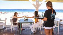 En Marusia, en Sanxenxo, hay m�sica en directo, parrilla y arroces