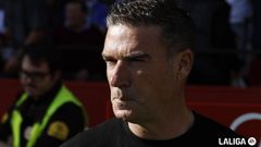 Luis Carri�n, antes del Sevilla-Real Oviedo