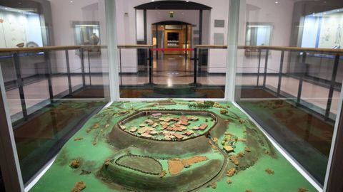 Una maqueta del castro de Viladonga est presente en el museo desde hace aos