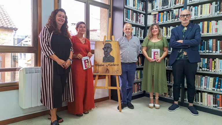 Lojo, Briones, Tembra, Blanco e Calveiro durante a presentación desta edición