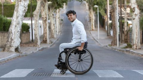 El tenista paralímpico Cisco García está considerado como uno de los mejores 100 «influencers» de España