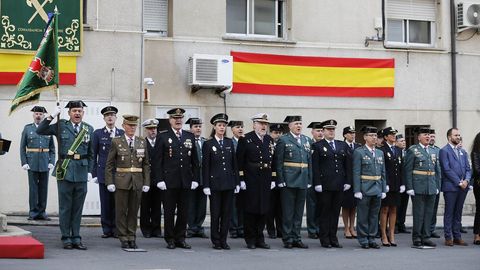 Celebracin del da del Pilar en la Comandancia de la Guardia Civil en Ourense