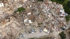 Italia devastada, desde el aire