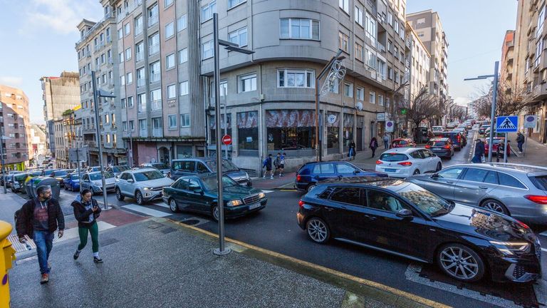 Un plan especial de tráfico que lo fía casi todo a no acercar el coche al centro de Pontevedra