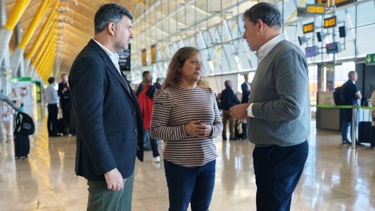 Besteiro arranca un viaje en Bruselas para defender los intereses de Galicia en el nuevo presupuesto de la UE