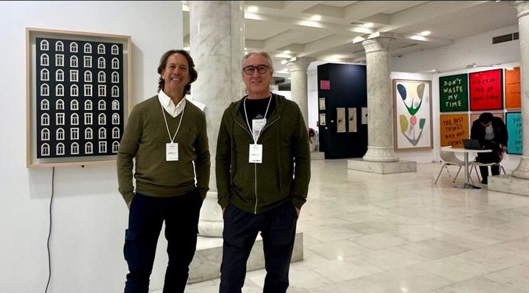 AF, el llanero solitario de las galerías de Vigo en la feria contemporánea Just Mad