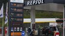 Gasolinera de Repsol en la carretera entre Pontevedra y Marín