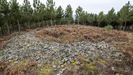 El yacimiento arqueológico de A Muradella consiste en un gran cúmulo de piedras de forma circular situado en el monte Moncai, en el límite entre los municipios de A Pobra do Brollón y Monforte