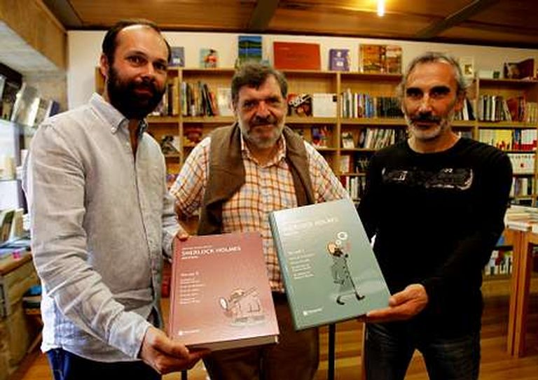 Xesús Fraga, Bieito Iglesias y Manuel Vázquez.