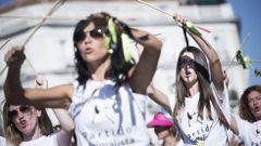 Manifestacin en Madrid contra el Toro de la Vega