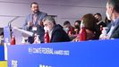 El secretario general de la FSA-PSOE y presidente del Principado de Asturias, Adrián Barbón, interviene en el comité federal del PSOE