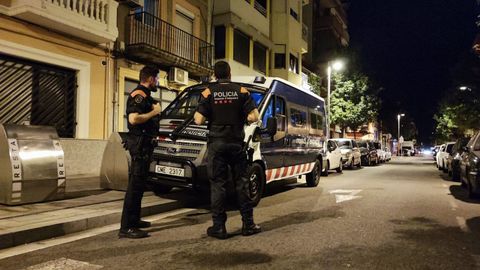 Agentes de los Mossos D'Esquadra en una imagen de archivo.