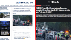 El accidente de Adamuz, en los medios internacionales