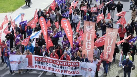 Manifestacin del 1 de mayo en Lugo