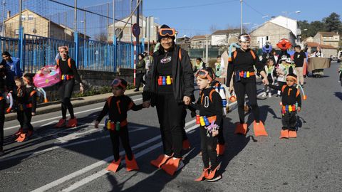 Desfile infantil en Covadonga