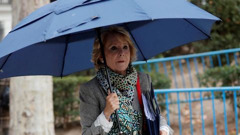 La expresidente y exdirigente del PP de Madrid, Esperanza Aguirre