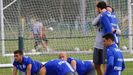 Álbum de fotos: Entrenamiento del Deportivo después de la derrota contra el Girona