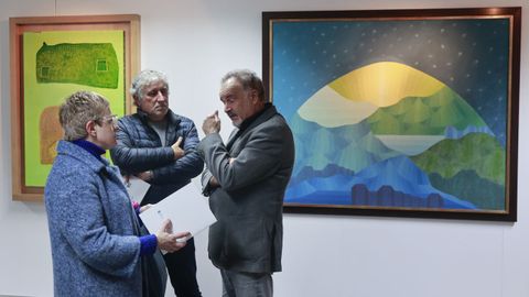 Inauguración da mostra de arte do Parlamento en Lugo