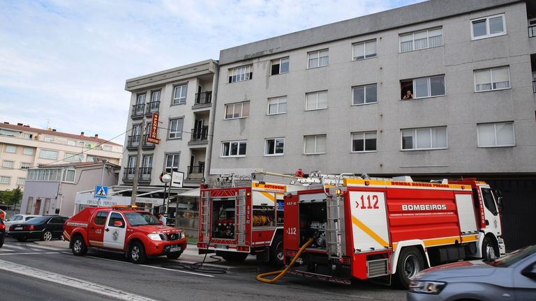 Vivienda de Vilarodís (Arteixo) en la que falleció el pasado martes una mujer que padecía Síndrome de Diógenes