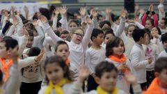 Los escolares de Vilanova celebran el Da de la paz