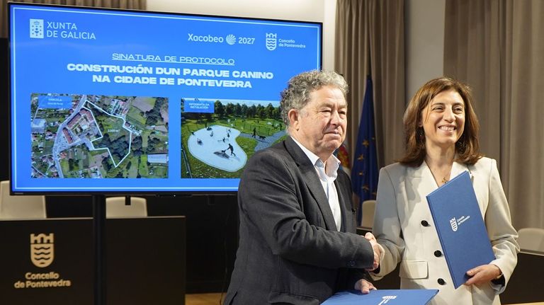 El parque canino de Conde Bugallal, en Pontevedra, será una realidad antes de que acabe el año