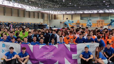 En la clasusura de Sportur Galicia se conmemoró el 25N.