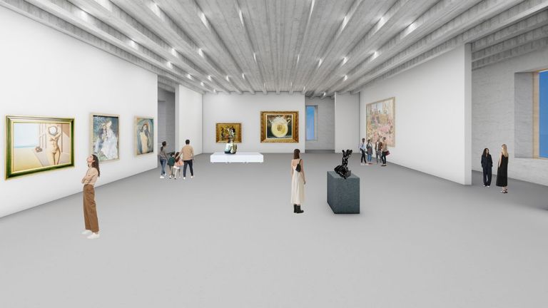 Infografía del proyecto de Foro para convertir Tabacalera en un centro de arte