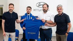 De izquierda a derecha: Agustn Lleida, Brandon Domingues y Roberto Surez