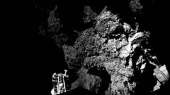 Primera imagen captada por Philae del cometa