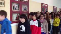 Alumnos del instituto Alfredo Bra�as