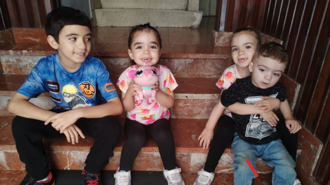 Sergio, de 10 a�os; Neymara, de 5; Dulce, de 4; y Manu, de 2. Los hermanos Bravo han sido diagnosticados con NEDEGE