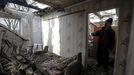 Los habitantes de la población de Shevchenkove, situada a unos 10 kilómetros de Mikolaiv, sufrieron un intenso bombardeo el pasado martes