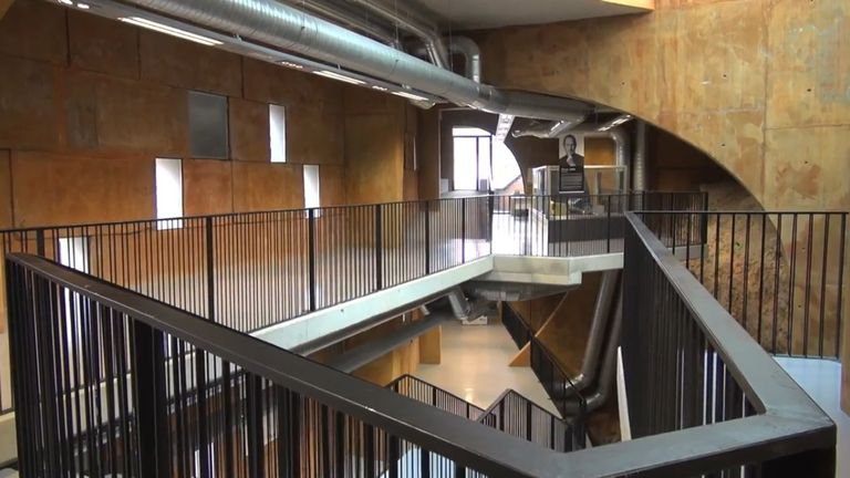 El interior del Talud de la Ería